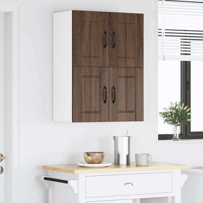 Keukenkast aan de muur Bruin Eiken 60 x 31 x 40 cm Bewerkt hout