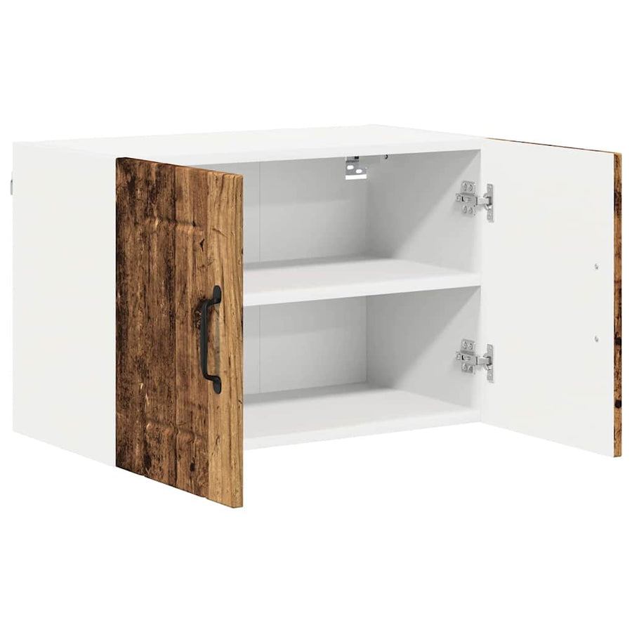Keukenwandkasten 2 pcs Oud Hout 60 x 31 x 40 cm Bewerkt hout