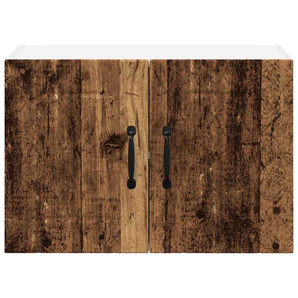 Keukenwandkasten 2 pcs Oud Hout 60 x 31 x 40 cm Bewerkt hout