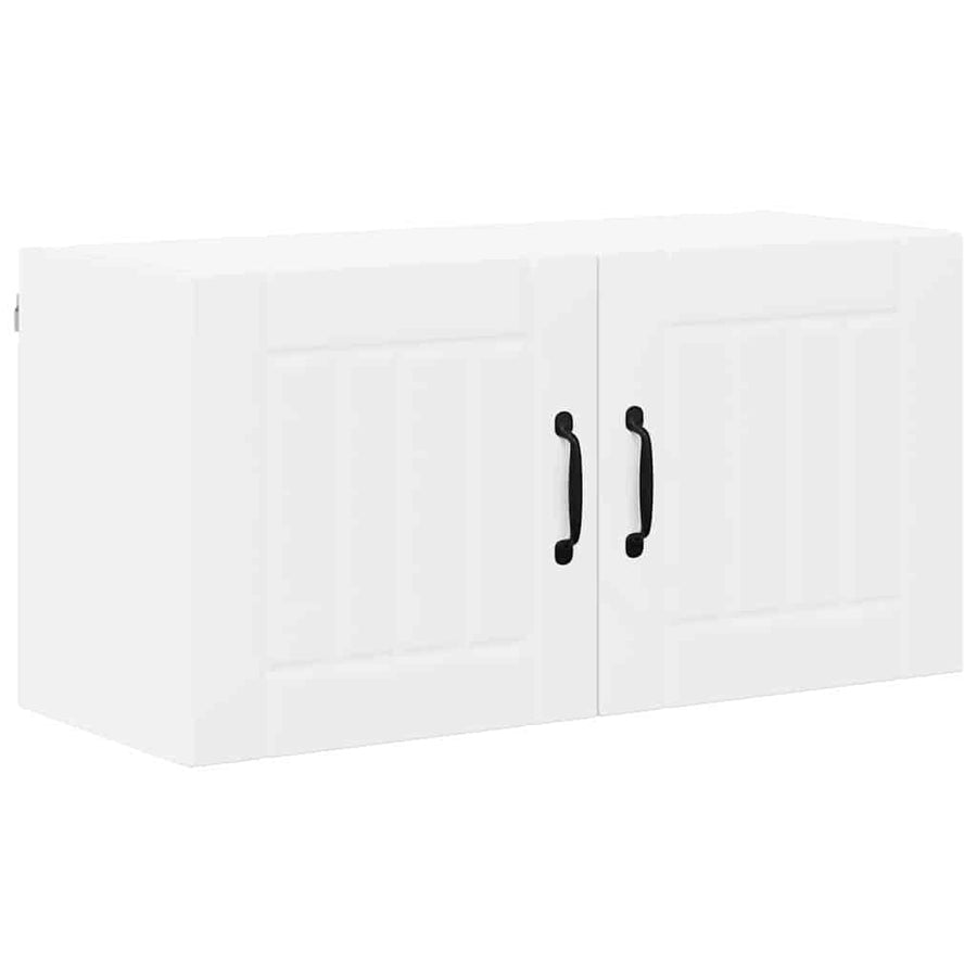 Keukenkast aan de muur Wit 80 x 31 x 40 cm Bewerkt hout