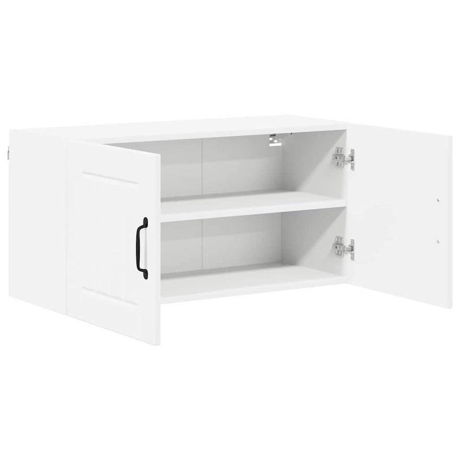 Keukenkast aan de muur Wit 80 x 31 x 40 cm Bewerkt hout