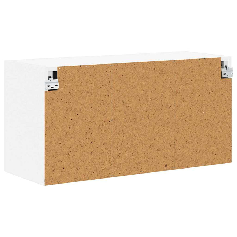 Keukenkast aan de muur Wit 80 x 31 x 40 cm Bewerkt hout