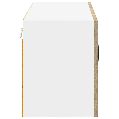 Keukenkast aan de muur met plank Sonoma Eiken 80 x 31 x 40 cm