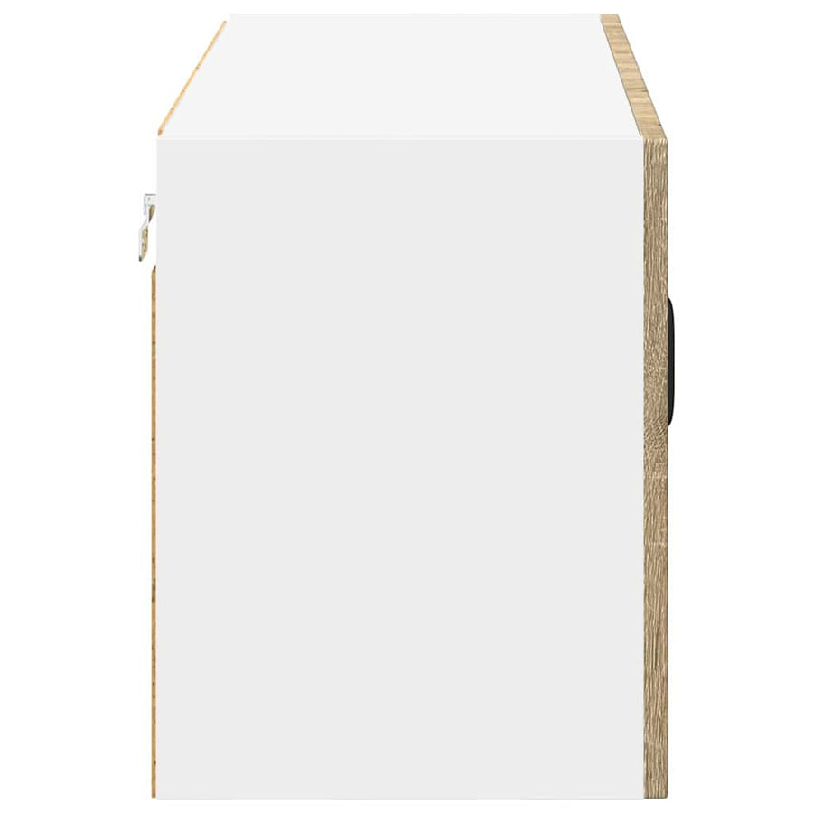 Keukenkast aan de muur met plank Sonoma Eiken 80 x 31 x 40 cm
