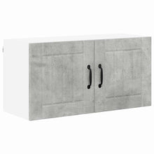 Keukenkast aan de muur Beton Grijs 80 x 31 x 40 cm Bewerkt hout