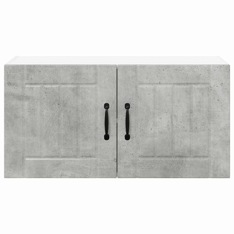 Keukenkast aan de muur Beton Grijs 80 x 31 x 40 cm Bewerkt hout