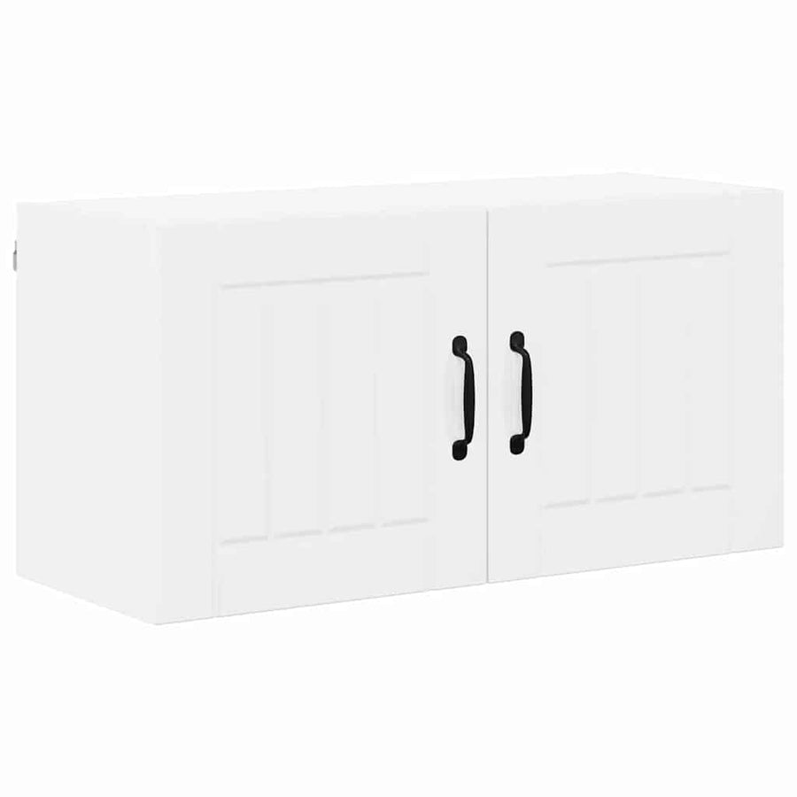 Keukenkast aan de muur met plank Hoogglans wit 80 x 31 x 40 cm