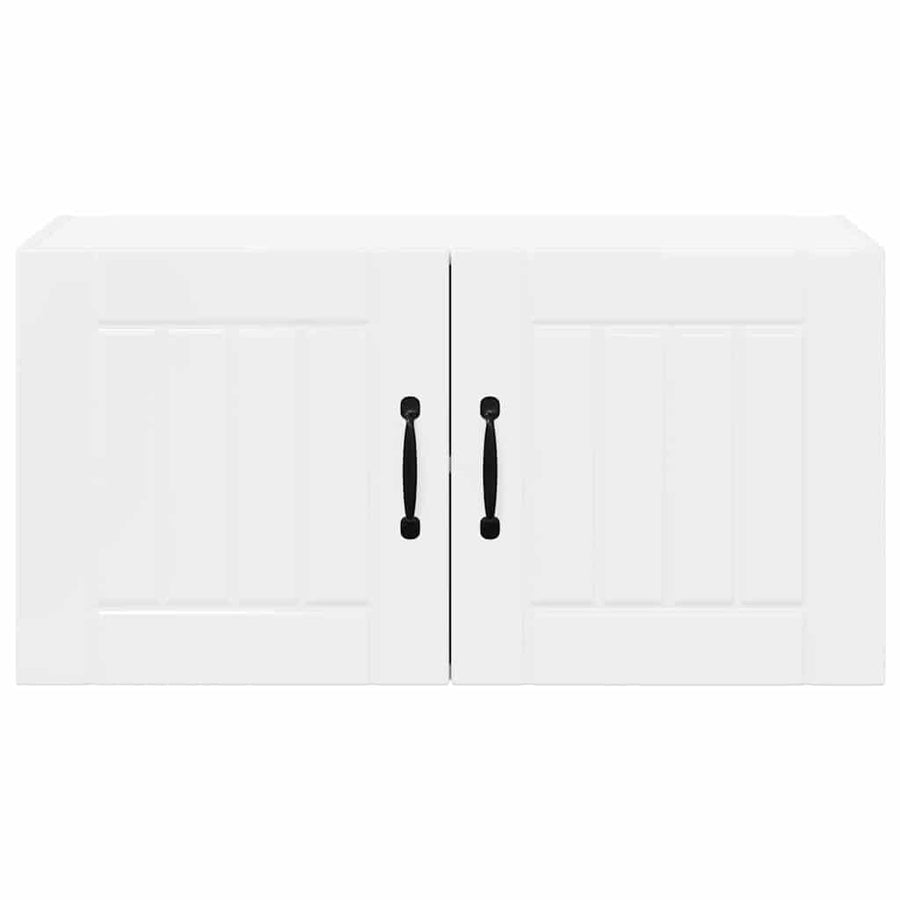 Keukenkast aan de muur met plank Hoogglans wit 80 x 31 x 40 cm