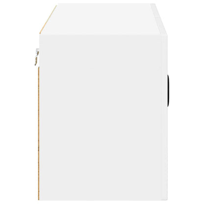Keukenkast aan de muur met plank Hoogglans wit 80 x 31 x 40 cm