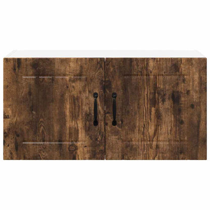 Keukenkast aan de muur met plank Gerookt eiken 80 x 31 x 40 cm
