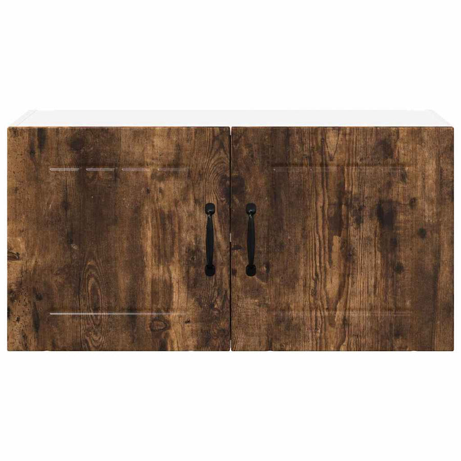 Keukenkast aan de muur met plank Gerookt eiken 80 x 31 x 40 cm