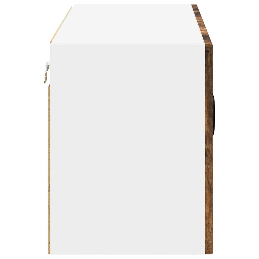 Keukenkast aan de muur met plank Gerookt eiken 80 x 31 x 40 cm