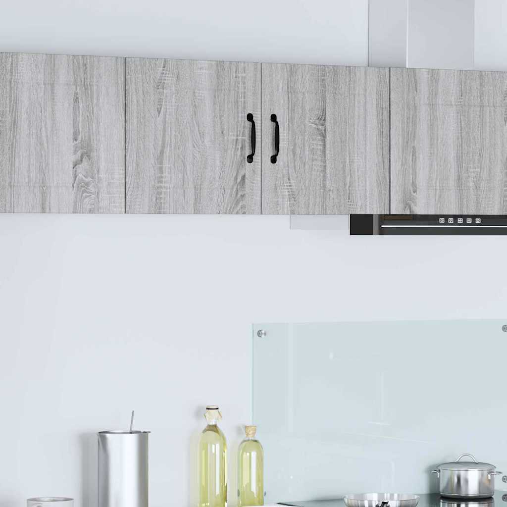 Keukenkast aan de muur met plank Grijs Sonoma 80 x 31 x 40 cm