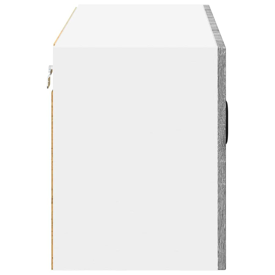 Keukenkast aan de muur met plank Grijs Sonoma 80 x 31 x 40 cm