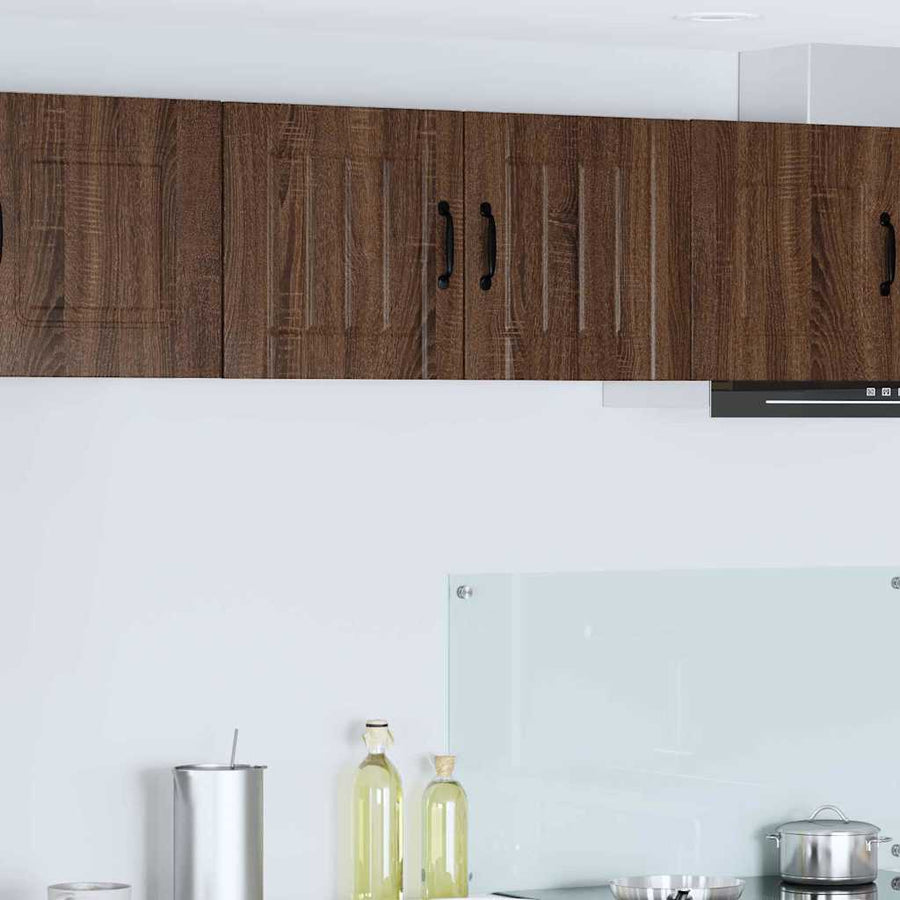Keukenkast aan de muur Bruin Eiken 80 x 31 x 40 cm Bewerkt hout