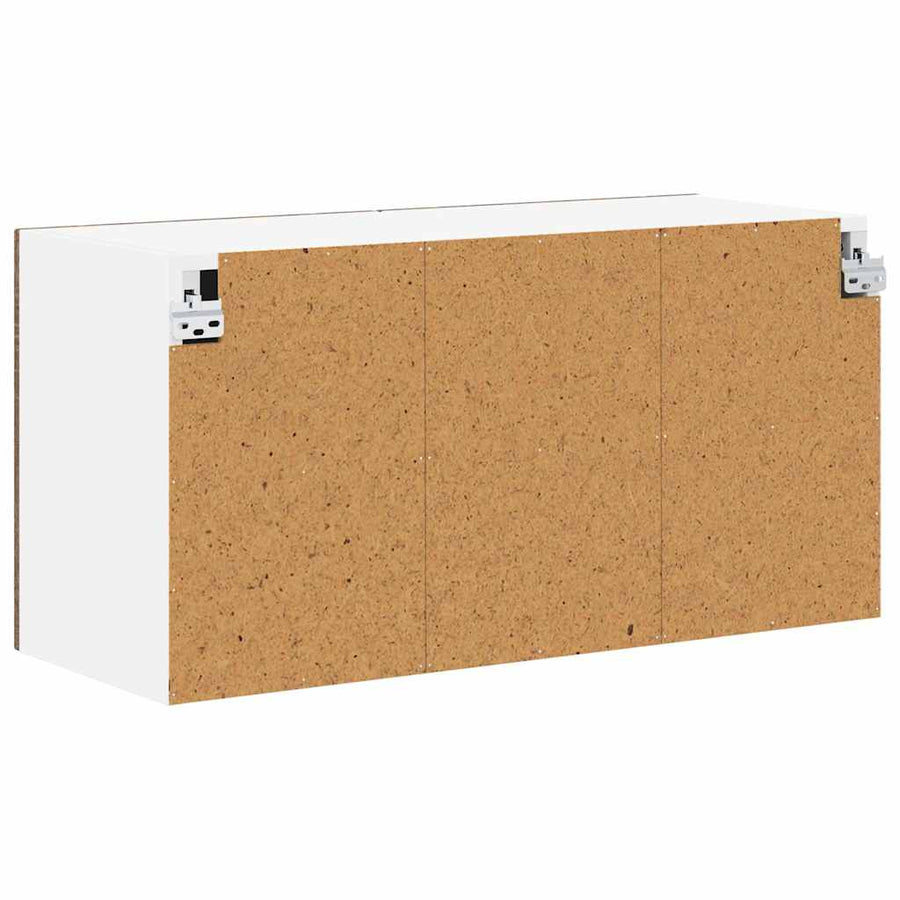 Keukenkast aan de muur Bruin Eiken 80 x 31 x 40 cm Bewerkt hout