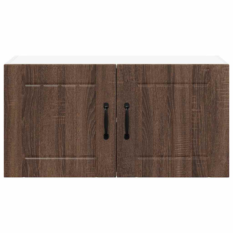 Keukenkast aan de muur Bruin Eiken 80 x 31 x 40 cm Bewerkt hout