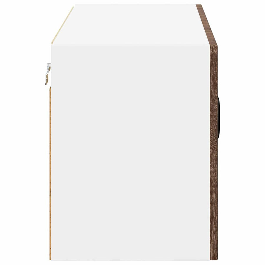 Keukenkast aan de muur Bruin Eiken 80 x 31 x 40 cm Bewerkt hout