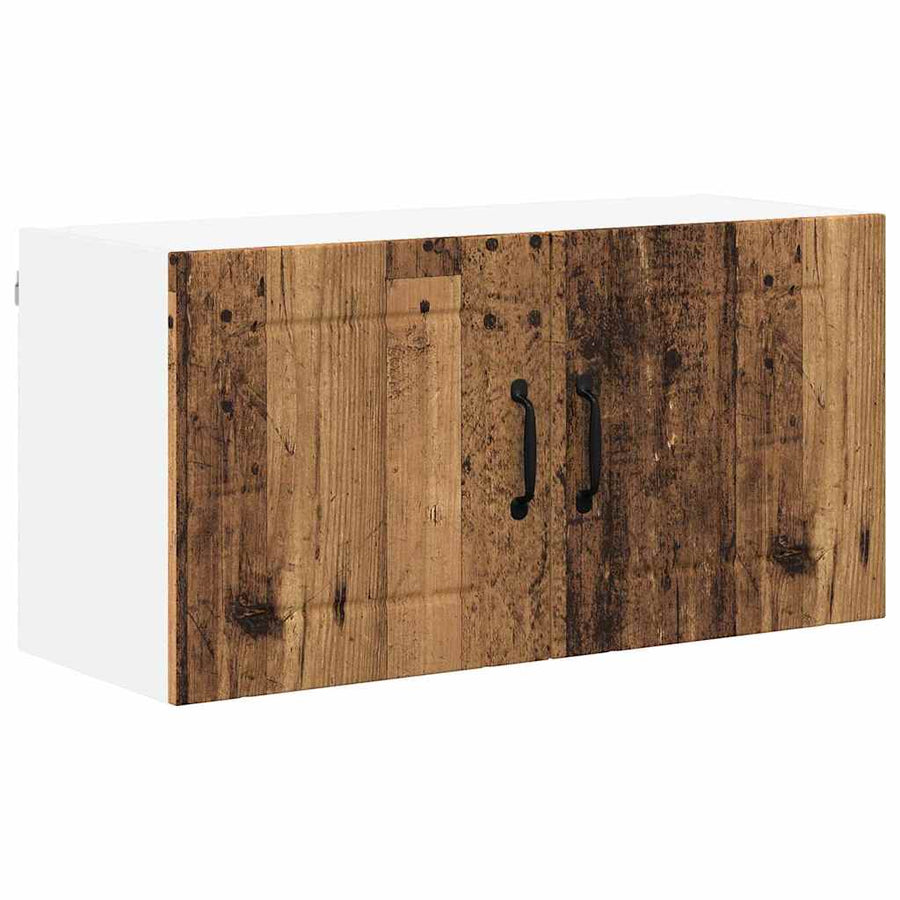 Keukenkast aan de muur Oud Hout 80 x 31 x 40 cm Bewerkt hout