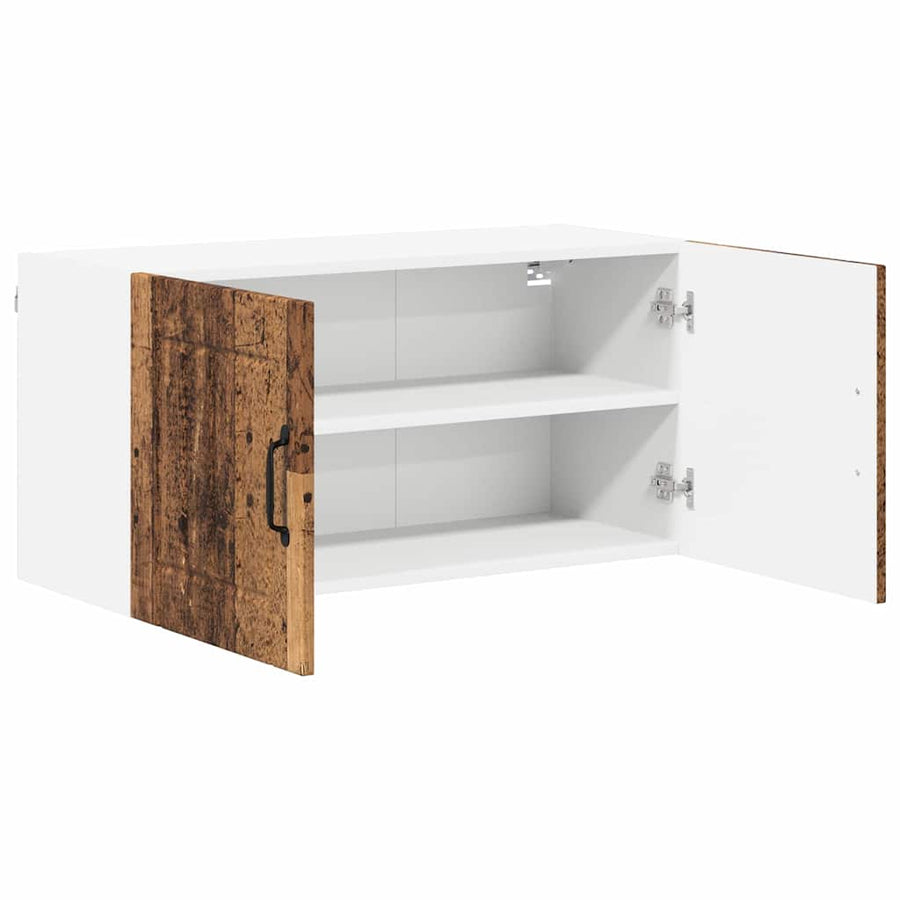 Keukenkast aan de muur Oud Hout 80 x 31 x 40 cm Bewerkt hout