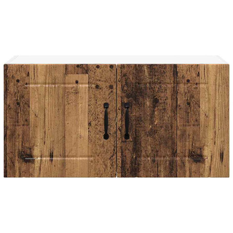 Keukenkast aan de muur Oud Hout 80 x 31 x 40 cm Bewerkt hout