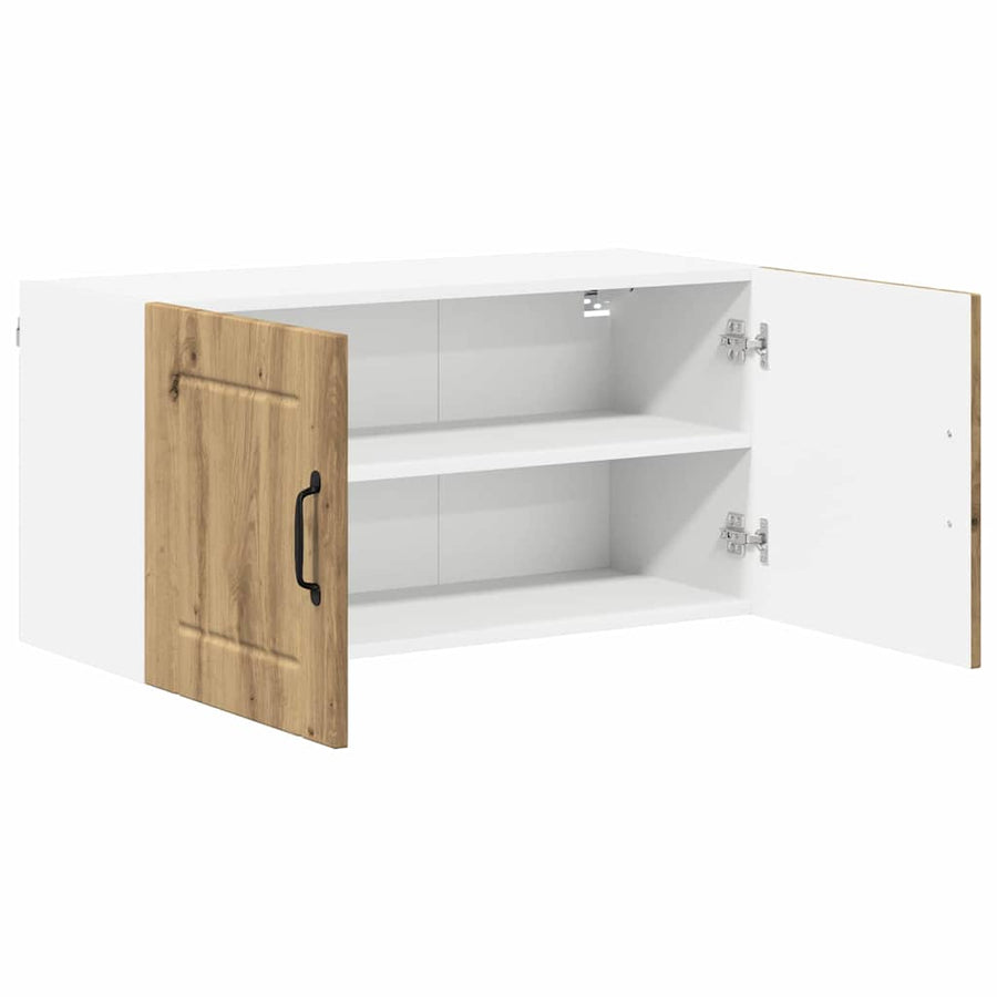 Keukenkast aan de muur met plank Artisan Eiken 80 x 31 x 40 cm
