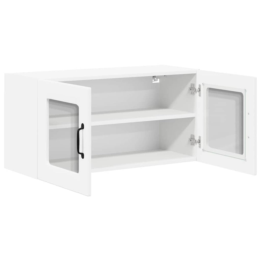 Keukenkast aan de muur Wit 80 x 31 x 40 cm Bewerkt hout