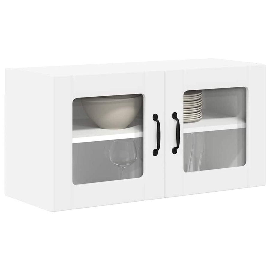 Keukenkast aan de muur Wit 80 x 31 x 40 cm Bewerkt hout