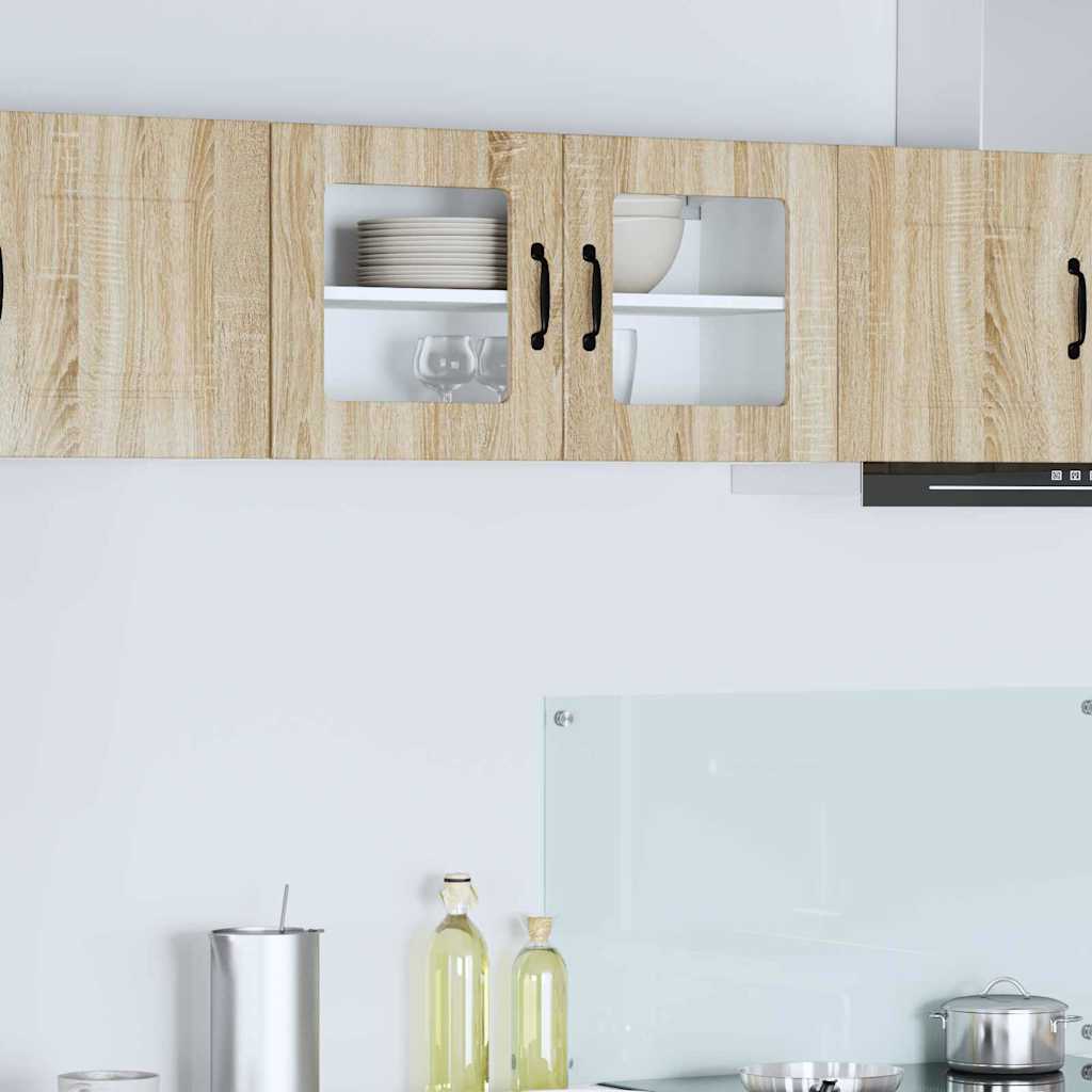 Keukenkast aan de muur met plank Sonoma Eiken 80 x 31 x 40 cm