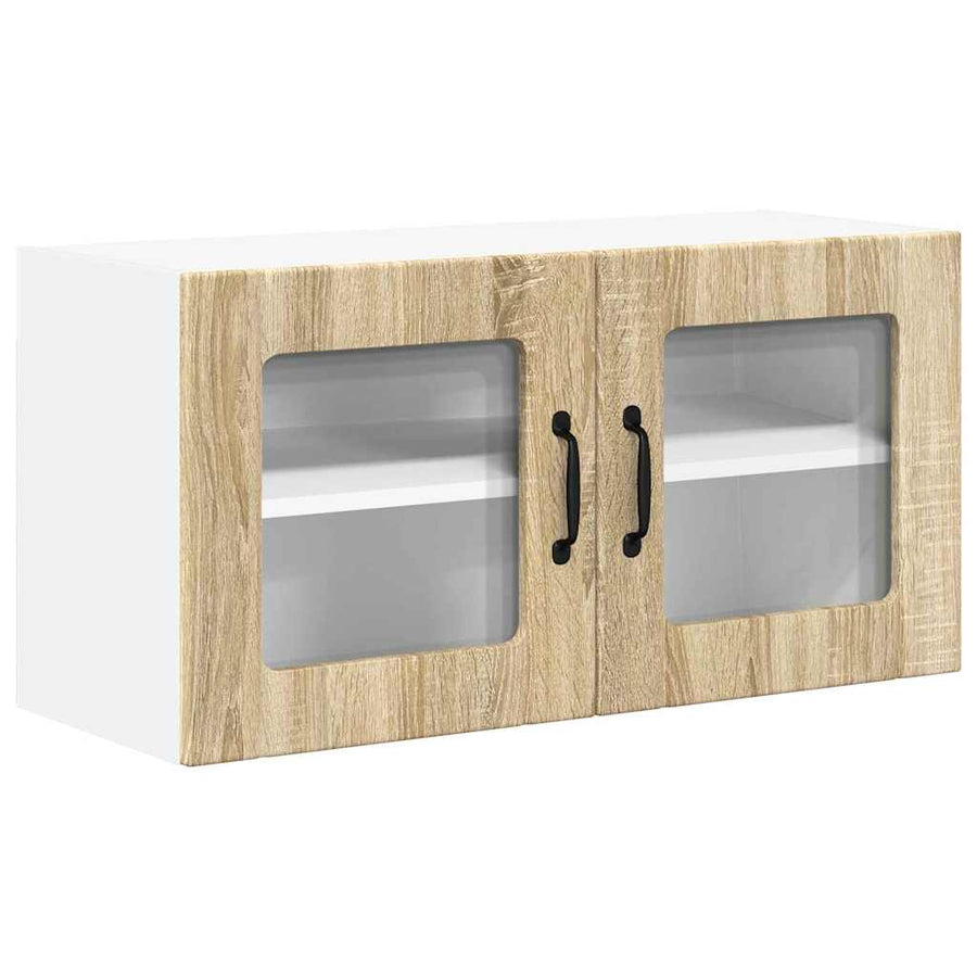 Keukenkast aan de muur met plank Sonoma Eiken 80 x 31 x 40 cm