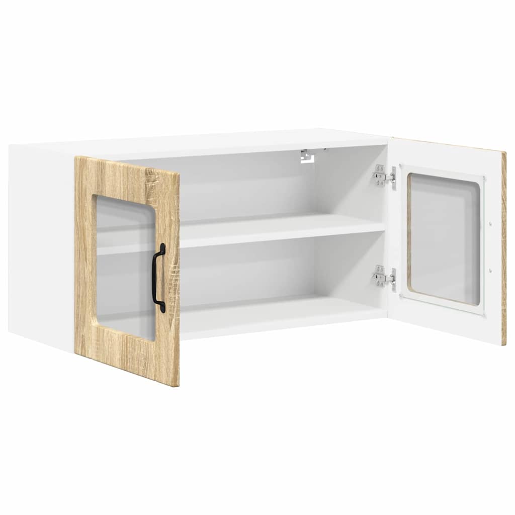 Keukenkast aan de muur met plank Sonoma Eiken 80 x 31 x 40 cm