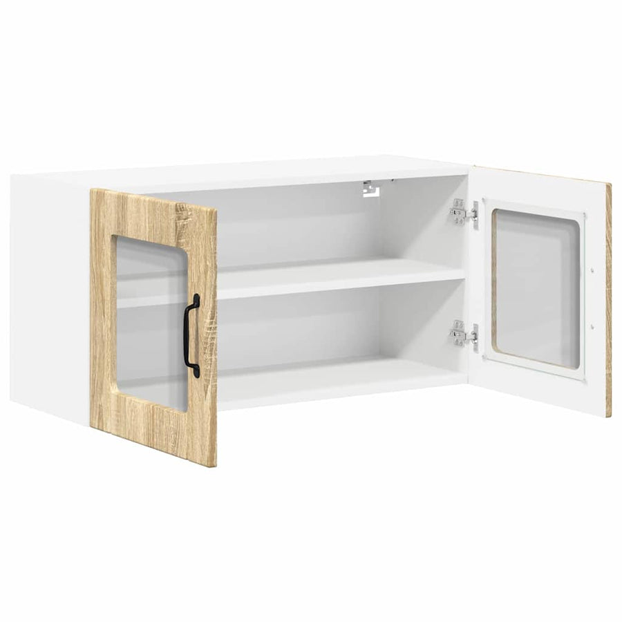 Keukenkast aan de muur met plank Sonoma Eiken 80 x 31 x 40 cm