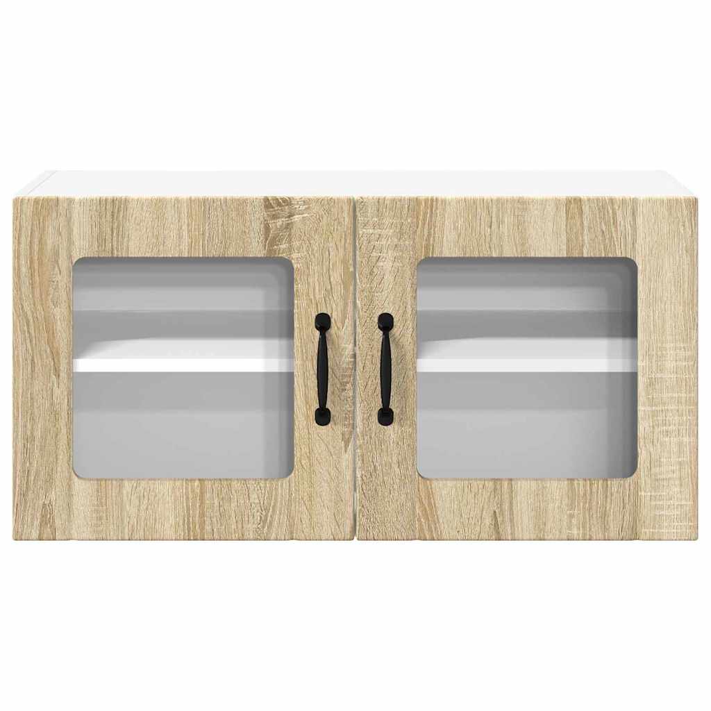 Keukenkast aan de muur met plank Sonoma Eiken 80 x 31 x 40 cm