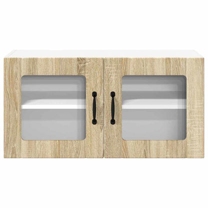 Keukenkast aan de muur met plank Sonoma Eiken 80 x 31 x 40 cm