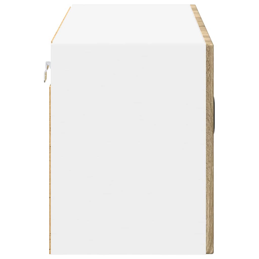 Keukenkast aan de muur met plank Sonoma Eiken 80 x 31 x 40 cm