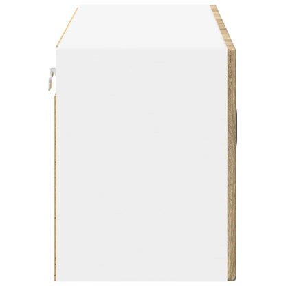 Keukenkast aan de muur met plank Sonoma Eiken 80 x 31 x 40 cm