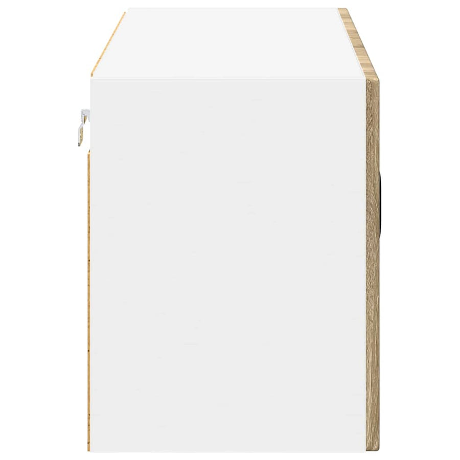 Keukenkast aan de muur met plank Sonoma Eiken 80 x 31 x 40 cm