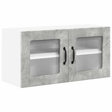 Keukenkast aan de muur Beton Grijs 80 x 31 x 40 cm Bewerkt hout