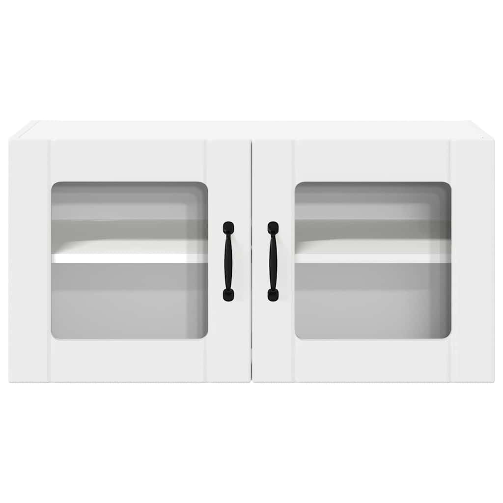 Keukenkast aan de muur met plank Hoogglans wit 80 x 31 x 40 cm
