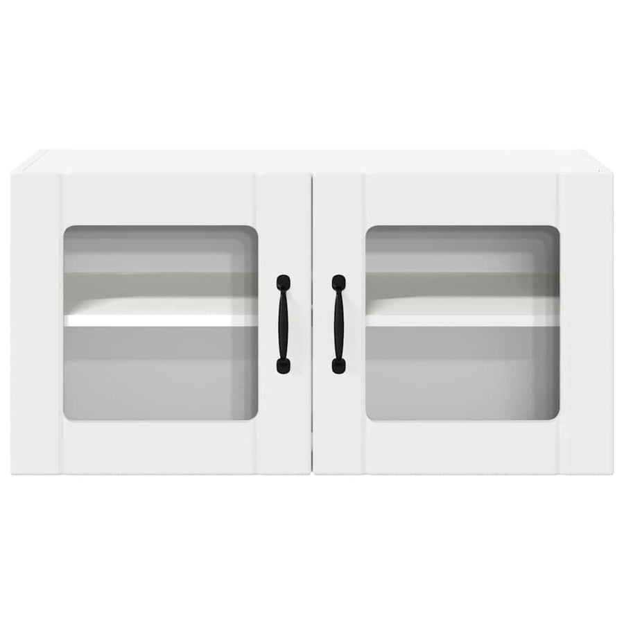 Keukenkast aan de muur met plank Hoogglans wit 80 x 31 x 40 cm