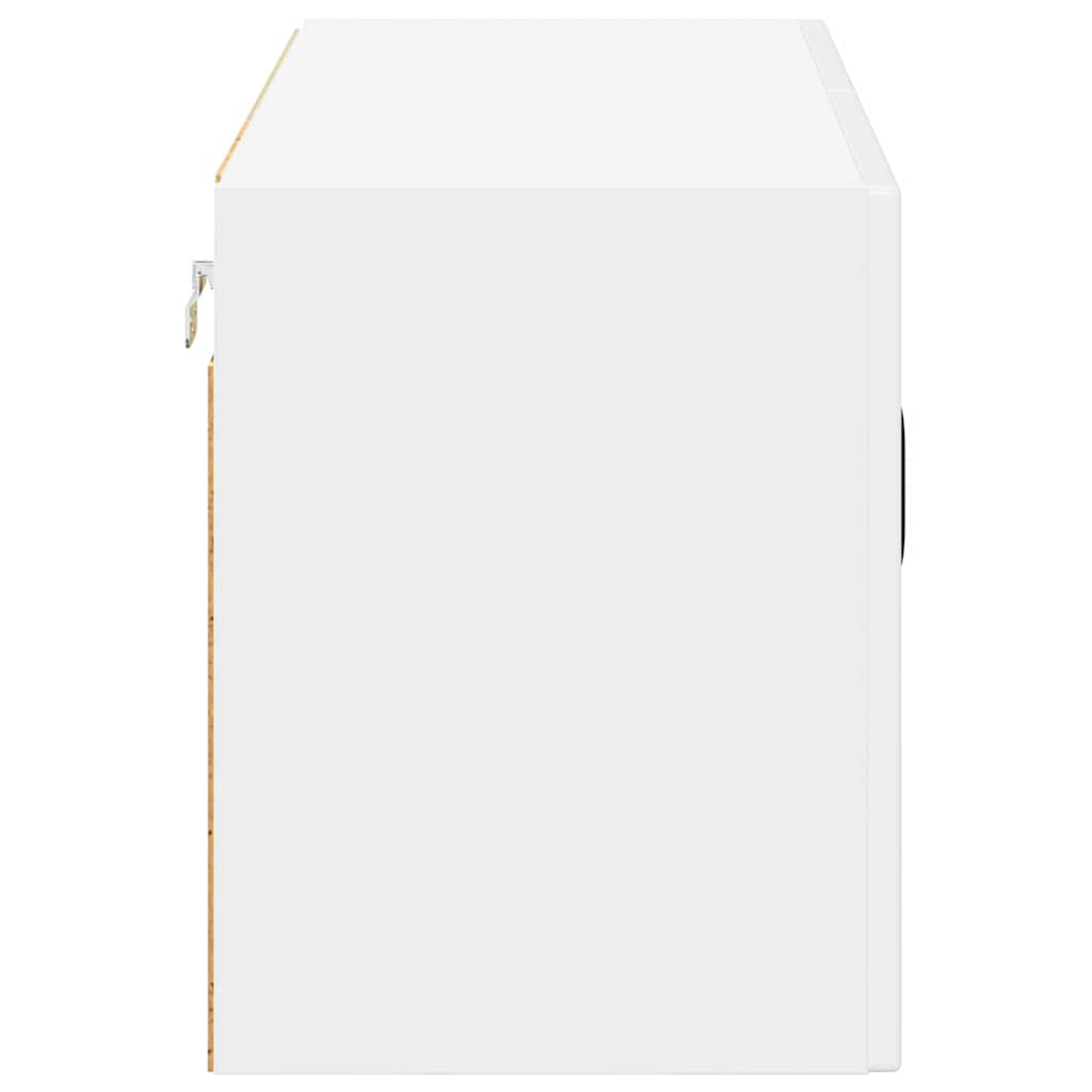 Keukenkast aan de muur met plank Hoogglans wit 80 x 31 x 40 cm