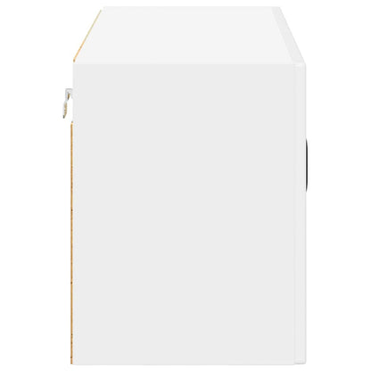 Keukenkast aan de muur met plank Hoogglans wit 80 x 31 x 40 cm