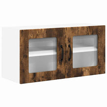 Keukenkast aan de muur met plank Gerookt eiken 80 x 31 x 40 cm