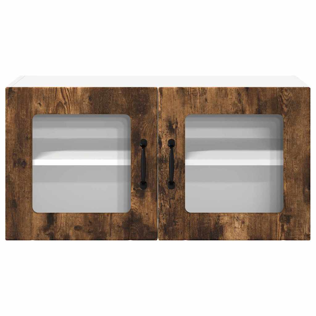 Keukenkast aan de muur met plank Gerookt eiken 80 x 31 x 40 cm