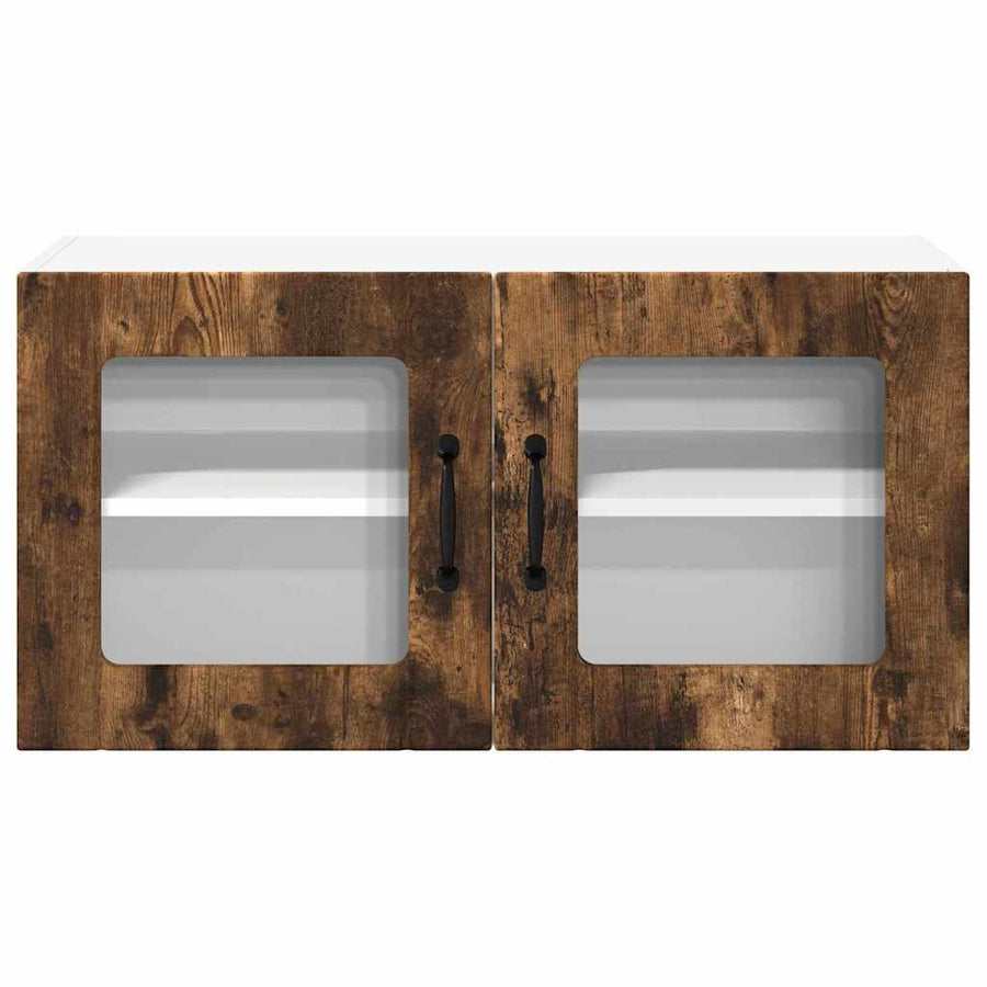 Keukenkast aan de muur met plank Gerookt eiken 80 x 31 x 40 cm
