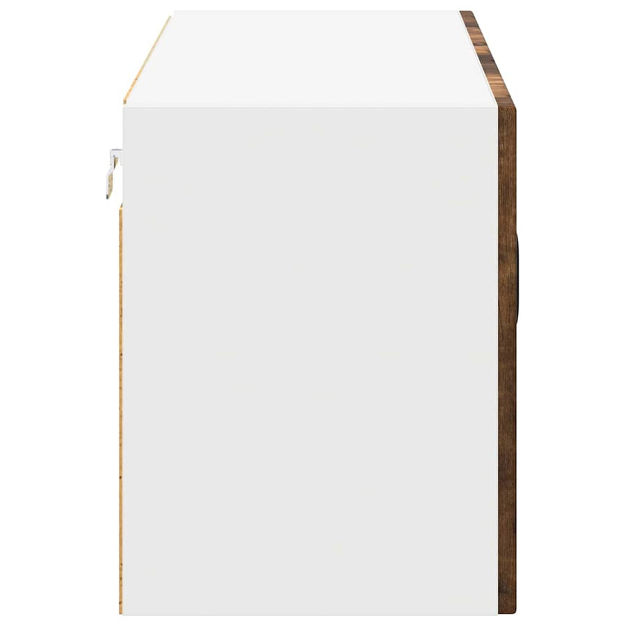 Keukenkast aan de muur met plank Gerookt eiken 80 x 31 x 40 cm