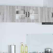 Keukenkast aan de muur met plank Grijs Sonoma 80 x 31 x 40 cm
