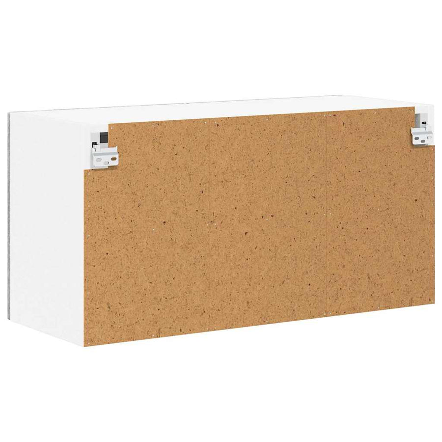 Keukenkast aan de muur met plank Grijs Sonoma 80 x 31 x 40 cm