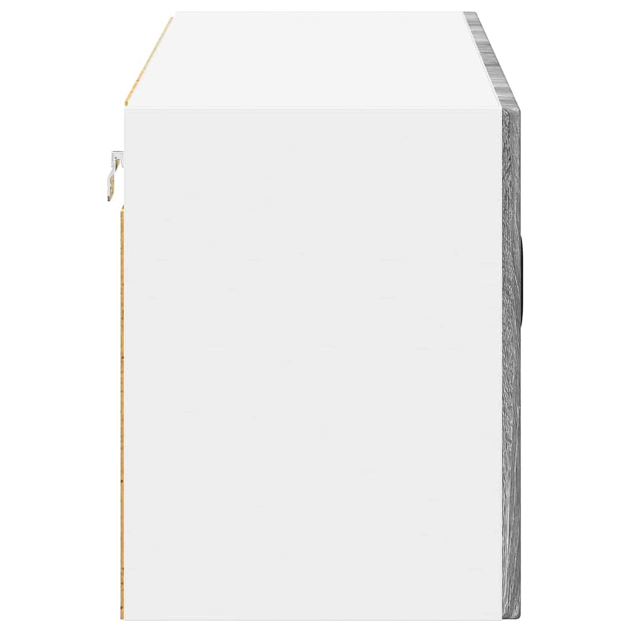 Keukenkast aan de muur met plank Grijs Sonoma 80 x 31 x 40 cm