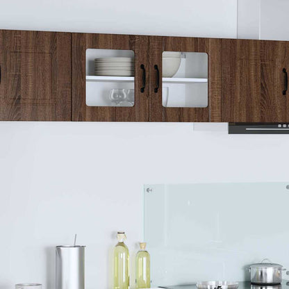 Keukenkast aan de muur Bruin Eiken 80 x 31 x 40 cm Bewerkt hout
